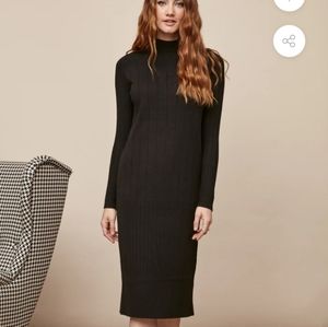 Black sweater dress